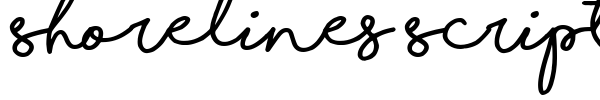 Shorelines Script font preview